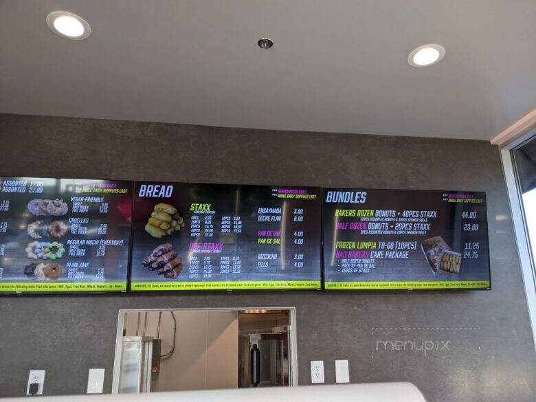 Bad Bakers - Folsom, CA menu_pic