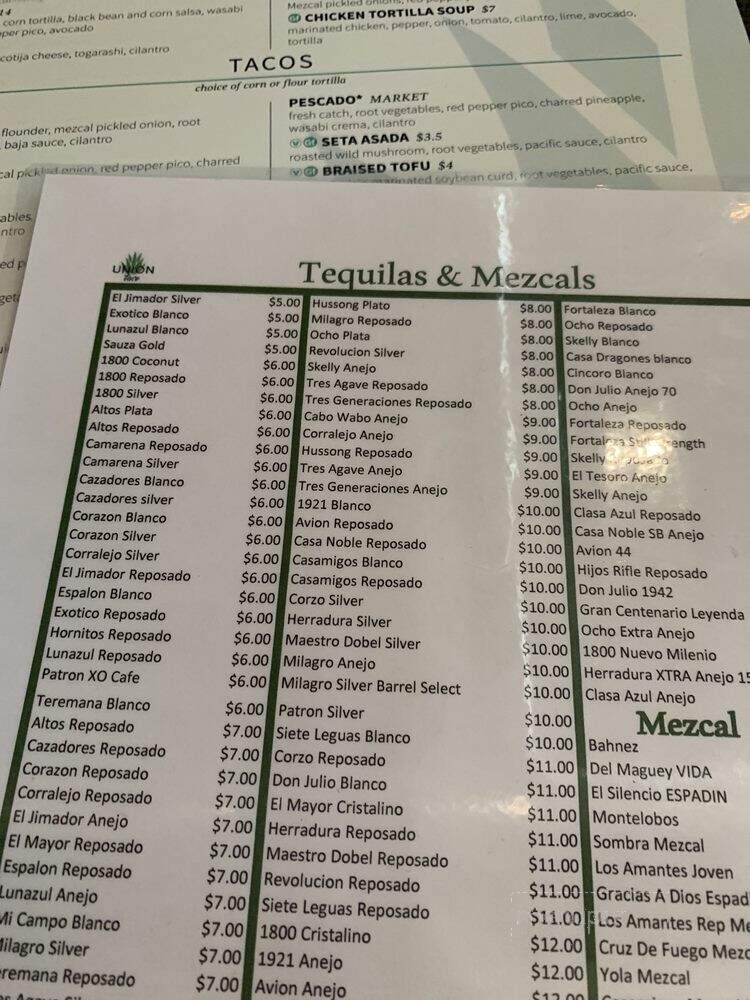 Union Taco - Norfolk, VA menu_pic