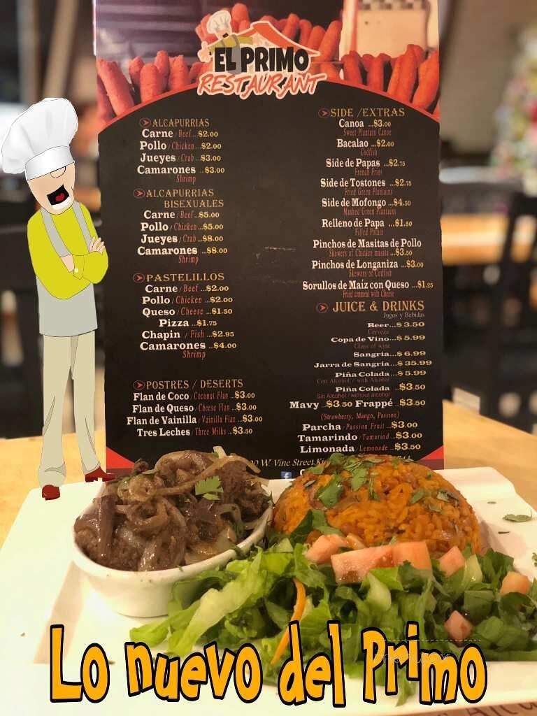 El Primo Restaurant - Kissimmee, FL menu_pic