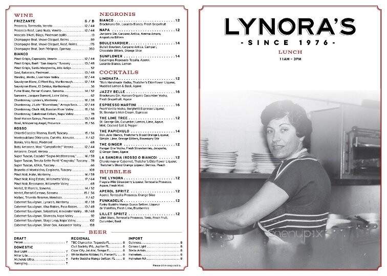 Lynoras Boca Raton - Boca Raton, FL menu_pic