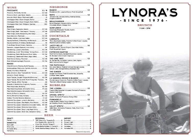Lynoras Boca Raton - Boca Raton, FL menu_pic