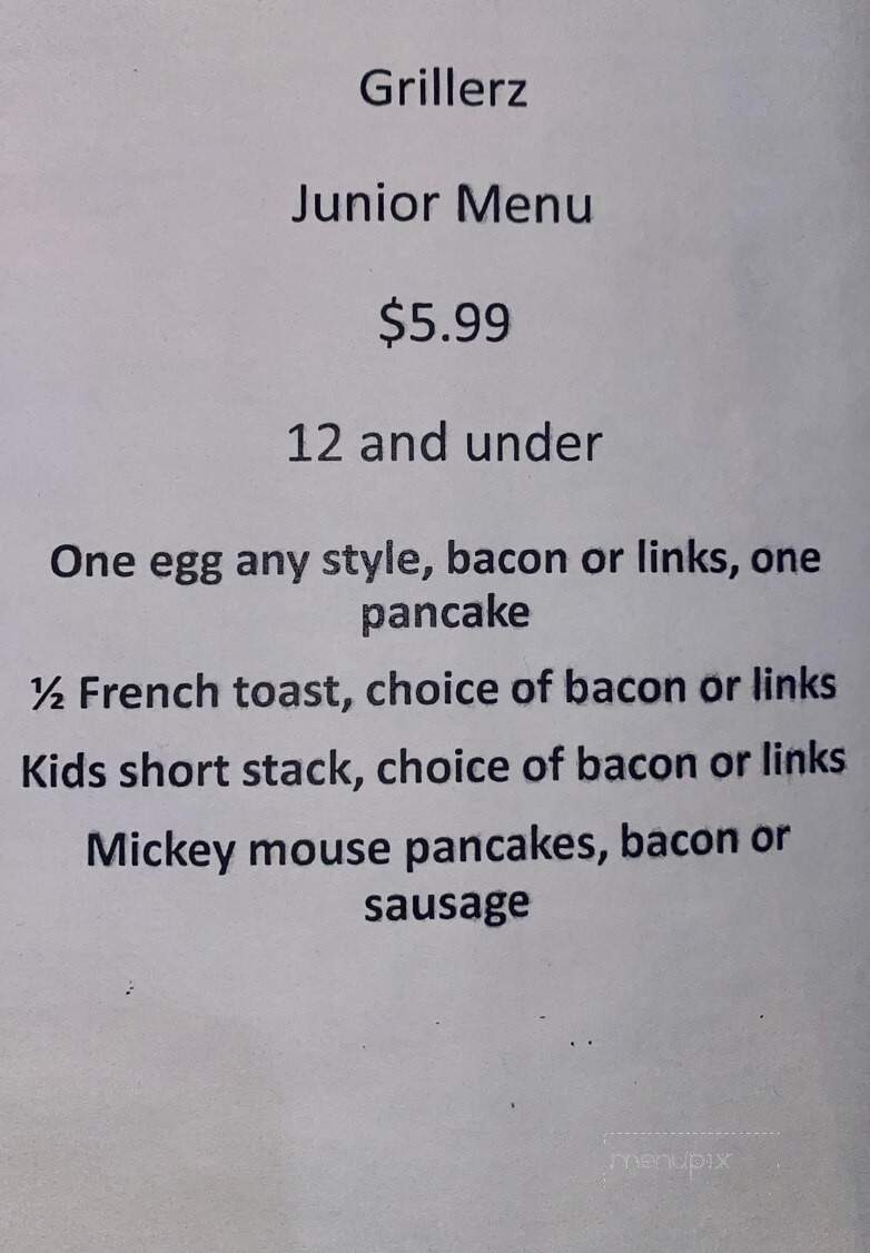 Grillerz - Nineveh, IN menu_pic