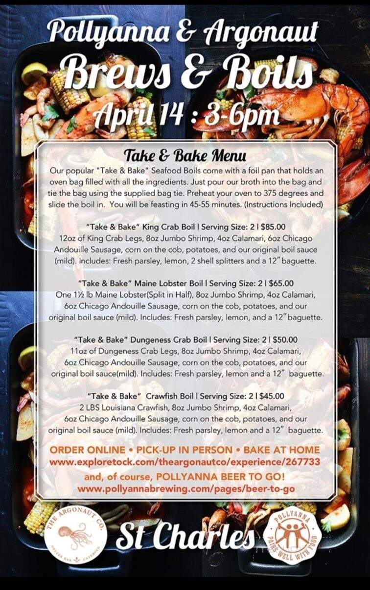 Pollyanna Brewing Company - St. Charles, IL menu_pic
