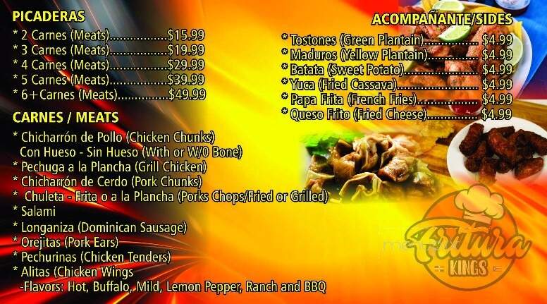 Fritura Kings - Reading, PA menu_pic