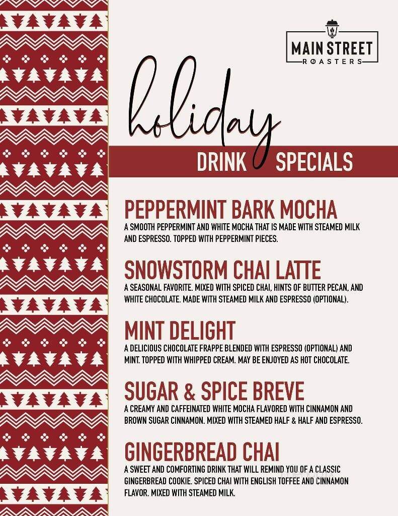 Main St Coffee House - Nappanee, IN menu_pic