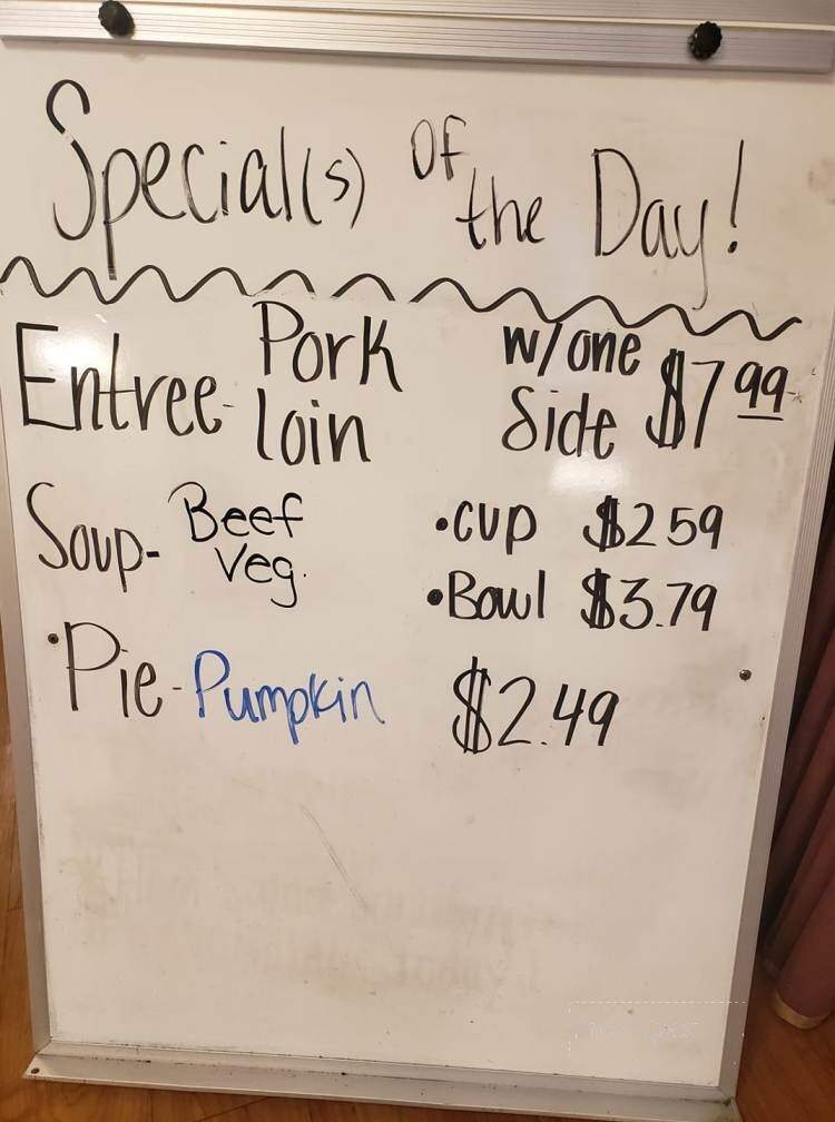 Olde Dutch Restaurant - Logan, OH menu_pic