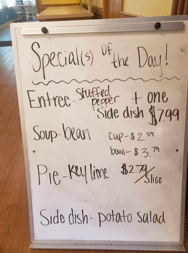 Olde Dutch Restaurant - Logan, OH menu_pic