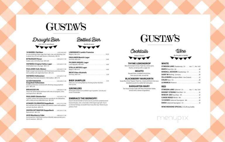 Gustav's German Pub & Grill - Clackamas, OR