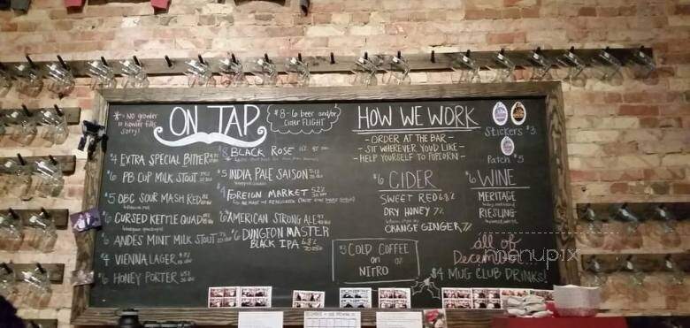 Our Brewing Company - Holland, MI menu_pic
