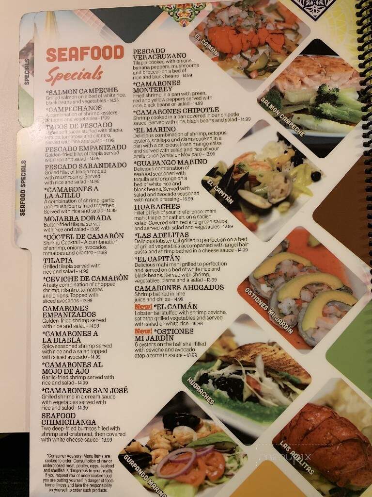 Dos Amigos - Lenoir, NC menu_pic