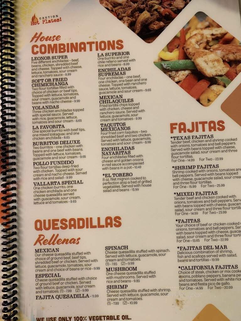 Dos Amigos - Lenoir, NC menu_pic