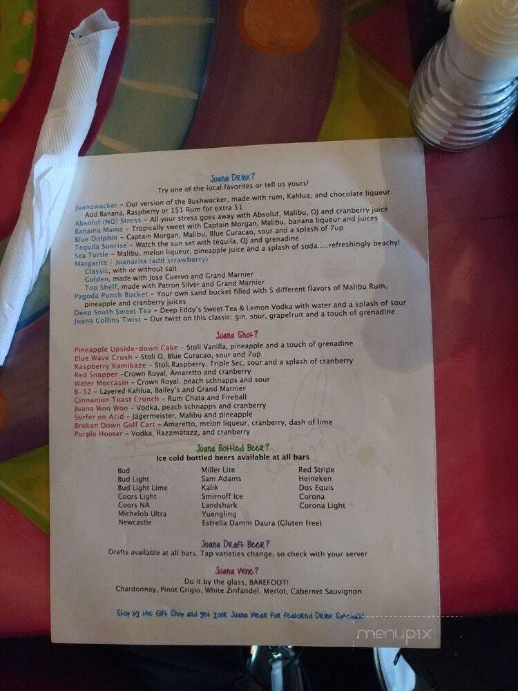 Juana's Pagoda - Navarre, FL menu_pic