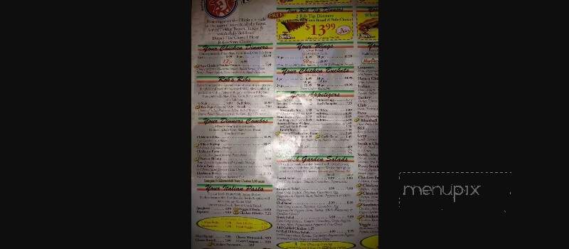 Karl's Pizza - Taylor, MI menu_pic