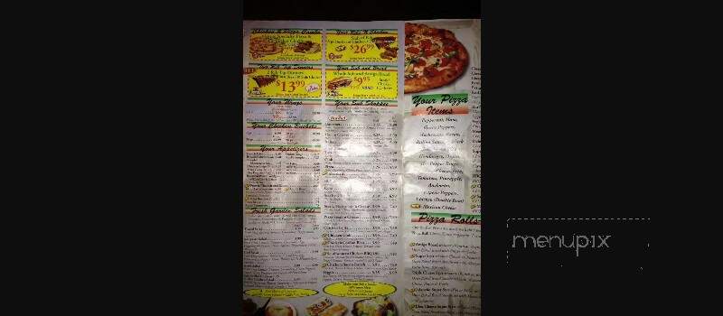 Karl's Pizza - Taylor, MI menu_pic