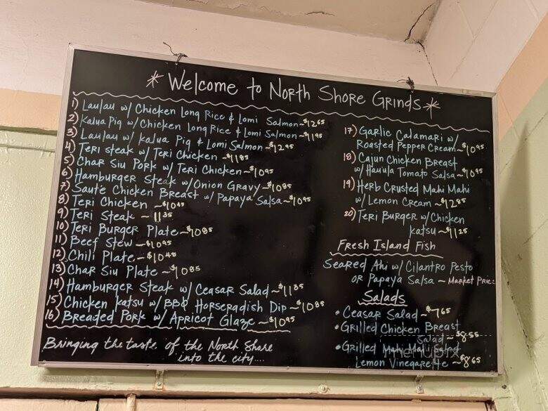 North Shore Grinds - Honolulu, HI menu_pic