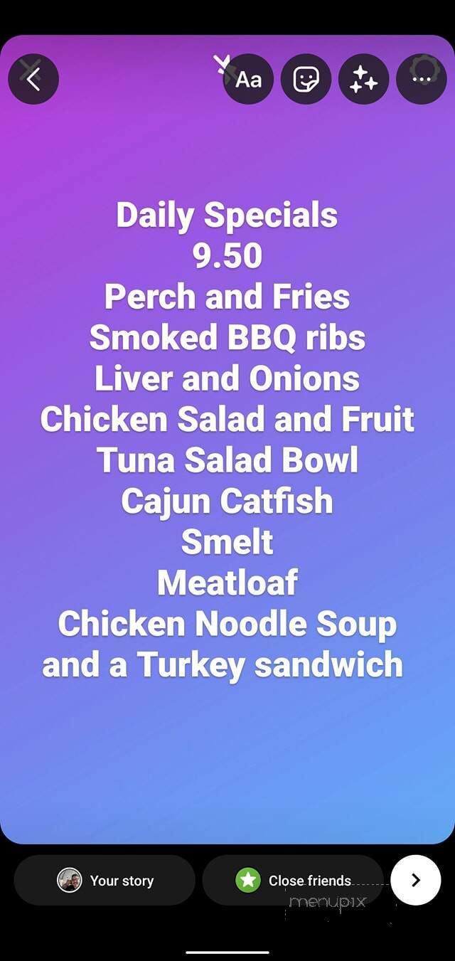 Niko's Landing - Comstock, MI menu_pic