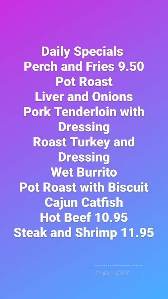Niko's Landing - Comstock, MI menu_pic