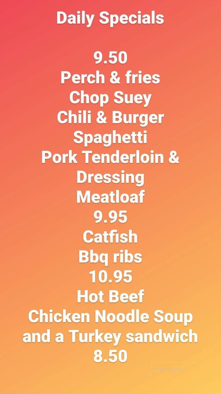 Niko's Landing - Comstock, MI menu_pic