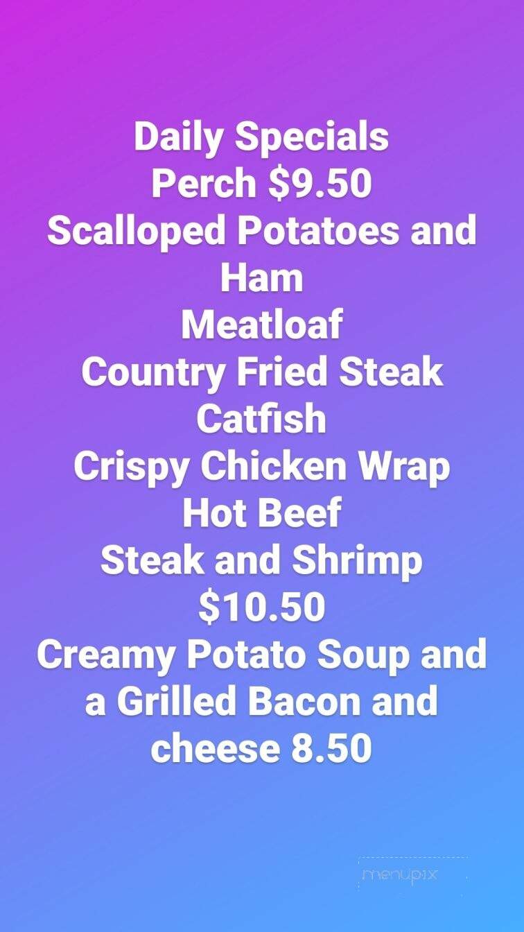Niko's Landing - Comstock, MI menu_pic