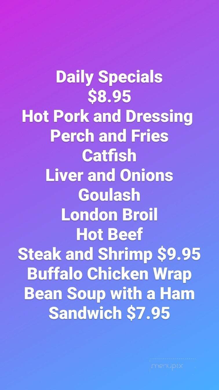 Niko's Landing - Comstock, MI menu_pic