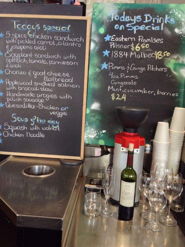 Kawa Espresso Bar - Calgary, AB menu_pic