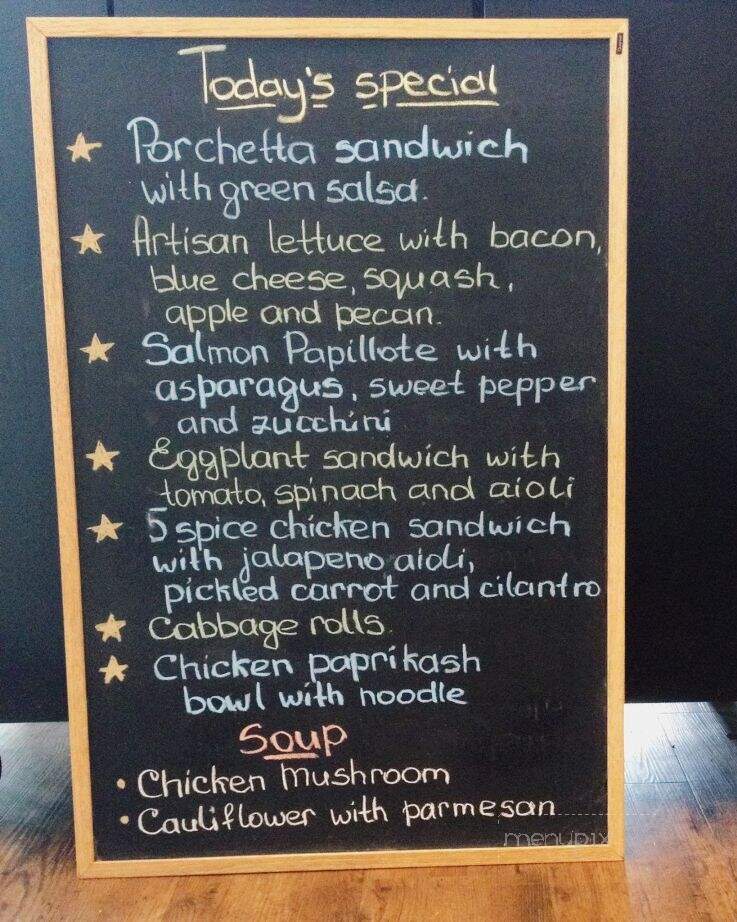 Kawa Espresso Bar - Calgary, AB menu_pic