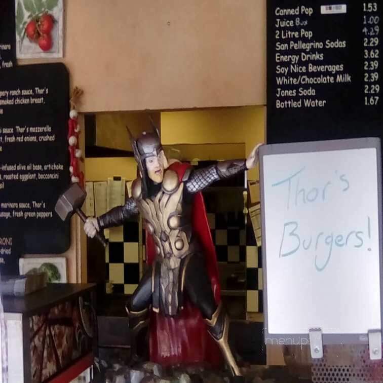 Thor's Pizza - Nelson, BC menu_pic