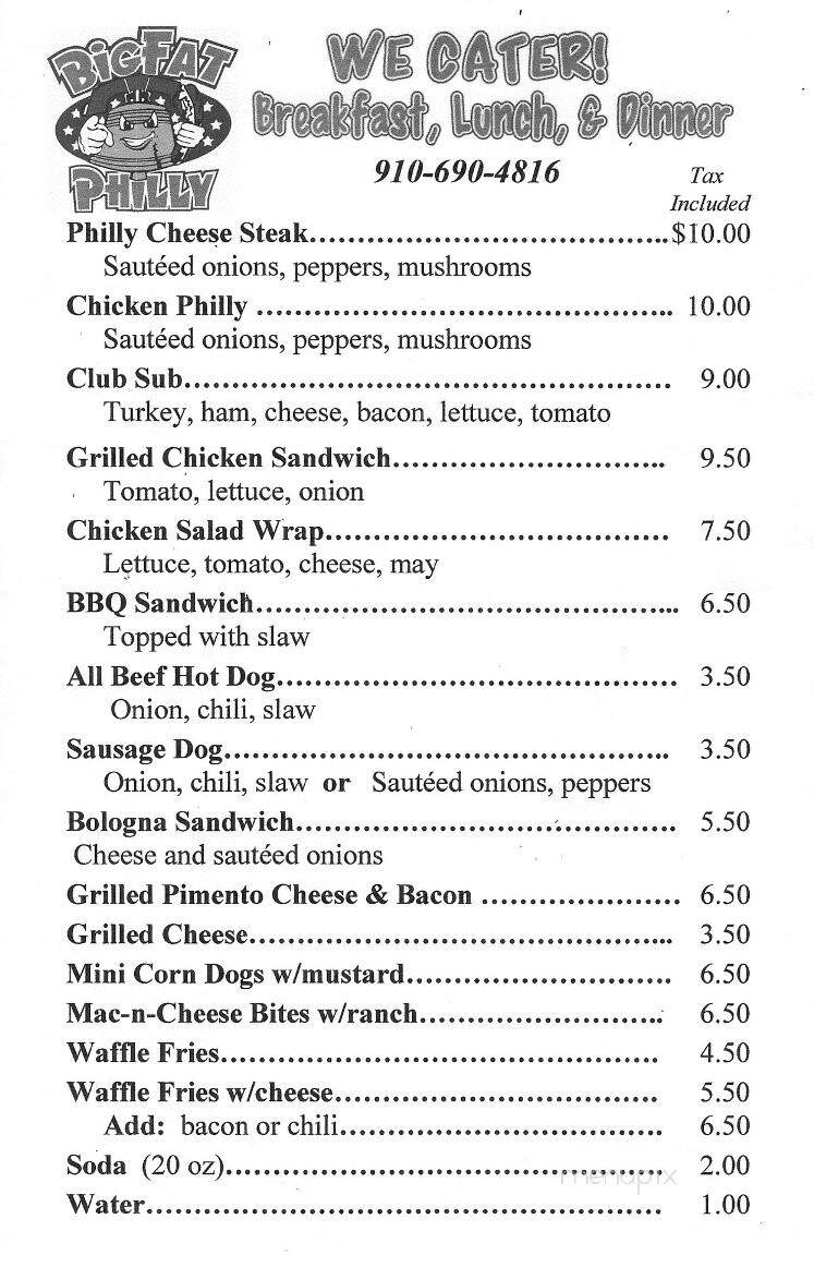 Mac's Breakfast Anytime - Aberdeen, NC menu_pic