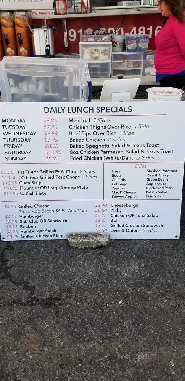 Mac's Breakfast Anytime - Aberdeen, NC menu_pic