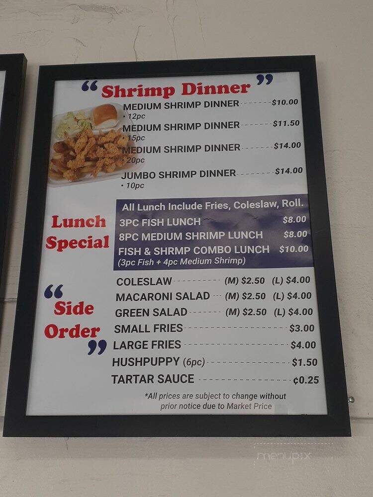 Happy Fish Market - Los Angeles, CA menu_pic