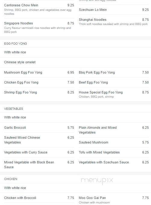 98 Super Panda - Collingwood, ON menu_pic
