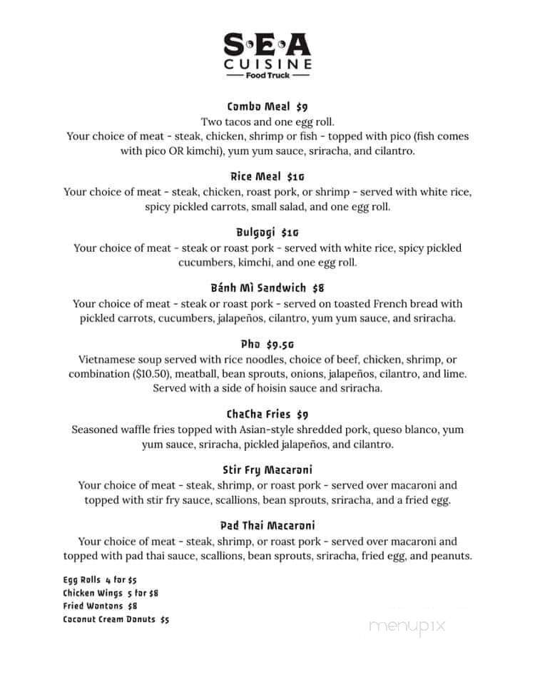 Narrow Path Brewing - Loveland, OH menu_pic