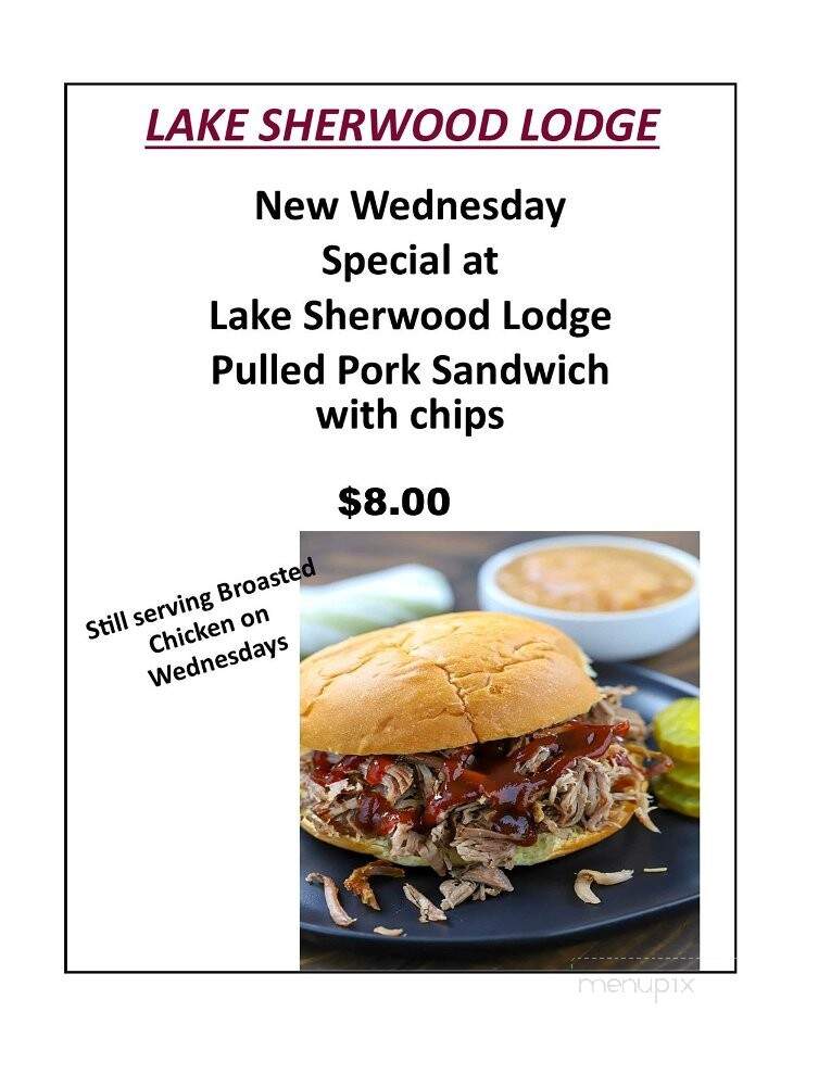 Lake Sherwood Lodge - Nekoosa, WI menu_pic