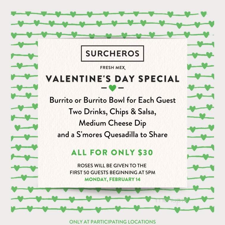 Surcheros Fresh Grill - Dublin, GA menu_pic