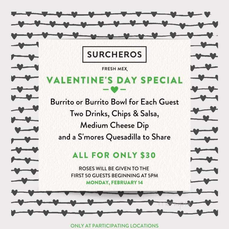 Surcheros Fresh Grill - Dublin, GA menu_pic