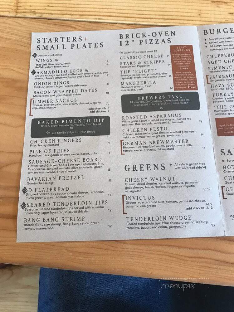 Invictus Brewing - Blaine, MN menu_pic