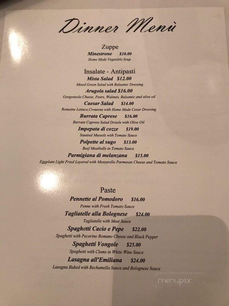Noi Due Trattoria - Agoura Hills, CA menu_pic