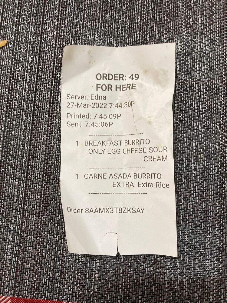 Burrito Factory - El Centro, CA menu_pic