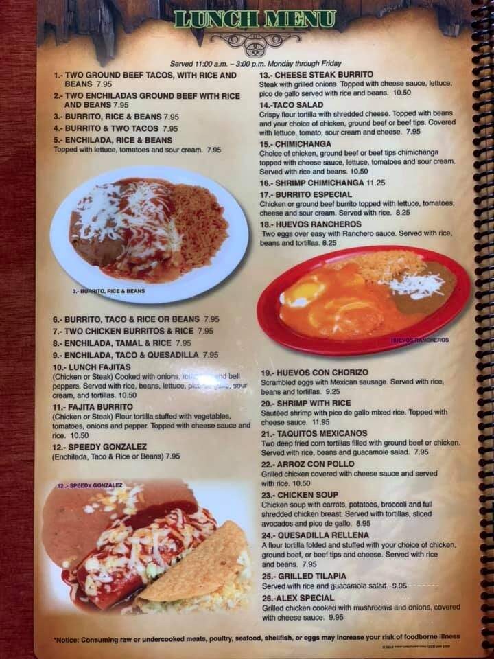 El Cerro Grande - Independence, KY menu_pic