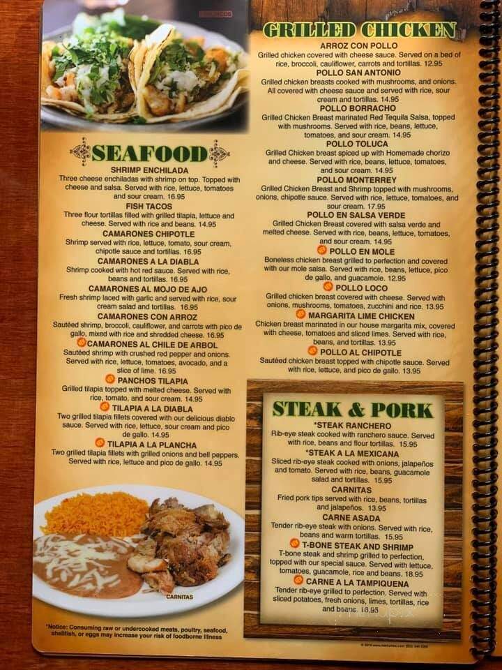 El Cerro Grande - Independence, KY menu_pic