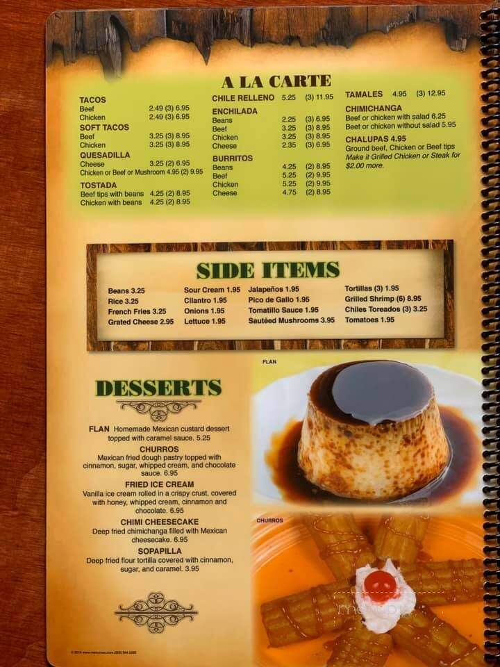 El Cerro Grande - Independence, KY menu_pic