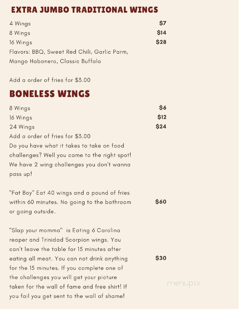 Frontier Restaurant & Bar - Crawford, NE menu_pic