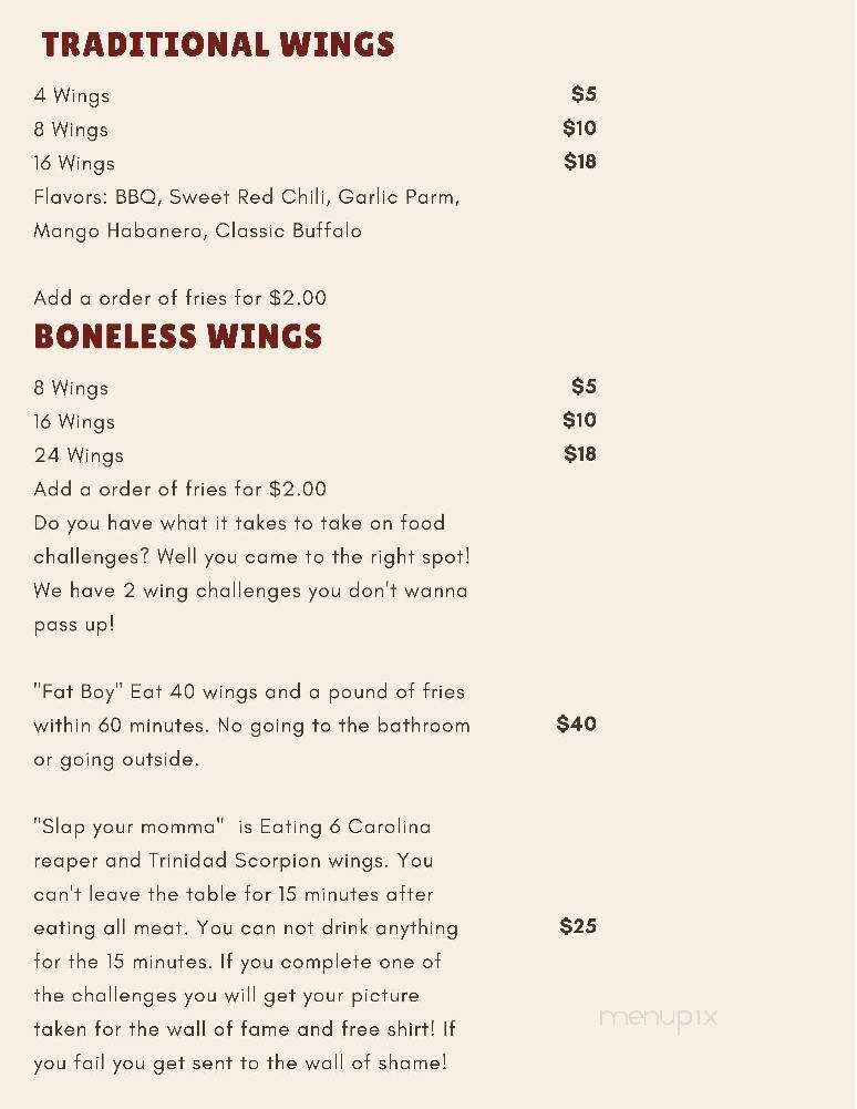 Frontier Restaurant & Bar - Crawford, NE menu_pic