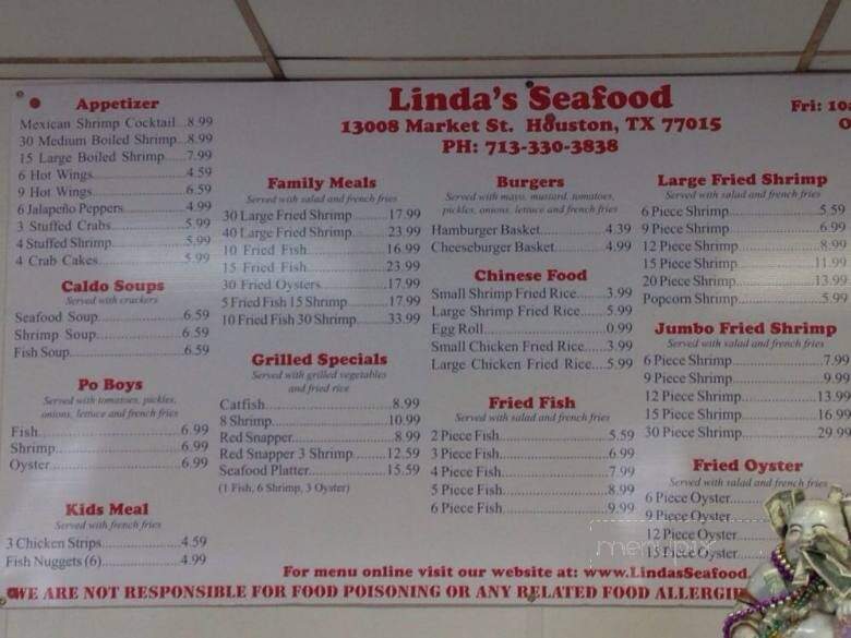 Linda's Seafood - Houston, TX
