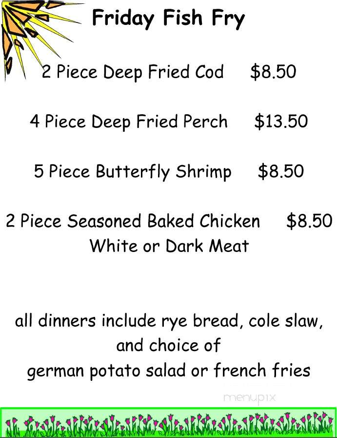 Beaver Dam Country Club - Beaver Dam, WI menu_pic