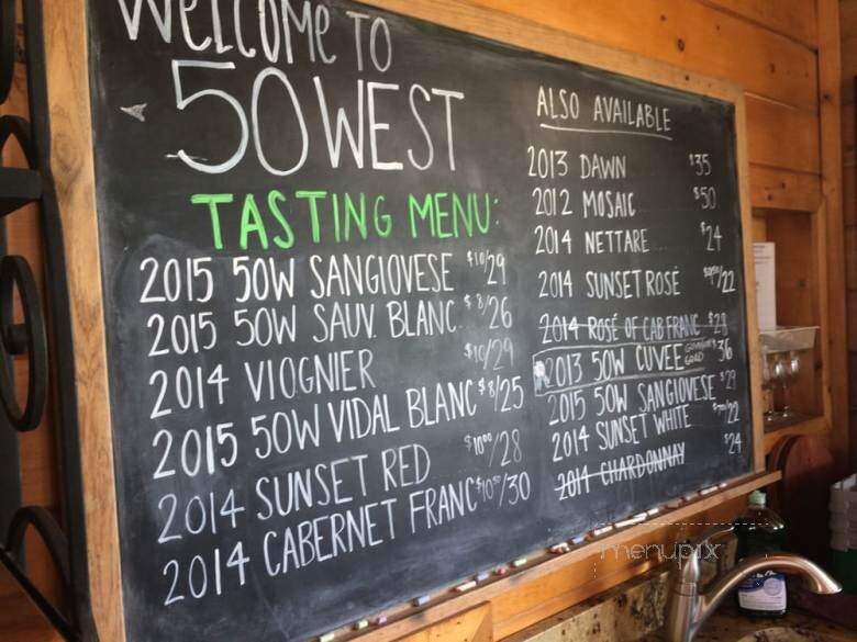 50 West Vineyard - Middleburg, VA menu_pic