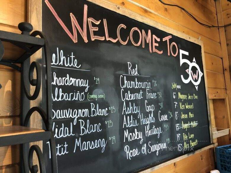 50 West Vineyard - Middleburg, VA menu_pic