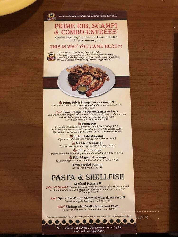 Green Diamond Grille & Pub - Barberton, OH menu_pic