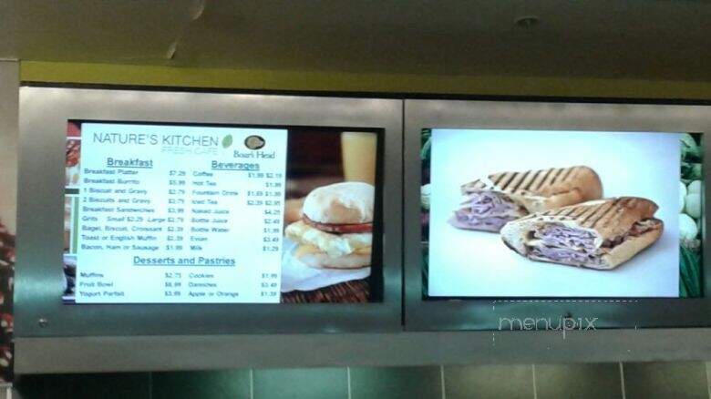 Nature's Kitchen Fresh Cafe - Baltimore, MD menu_pic