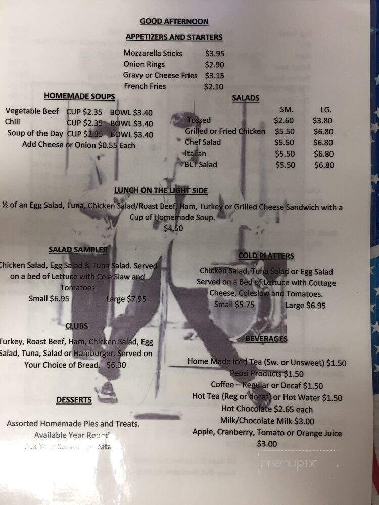 Beverly's Family Restaurant - Chestertown, MD menu_pic